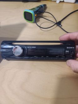 Sony xplod cdx-gt25mpw cd player replacement faceplate