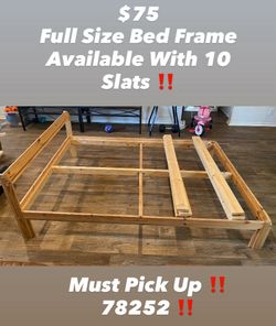 Full Size Bed frame $75