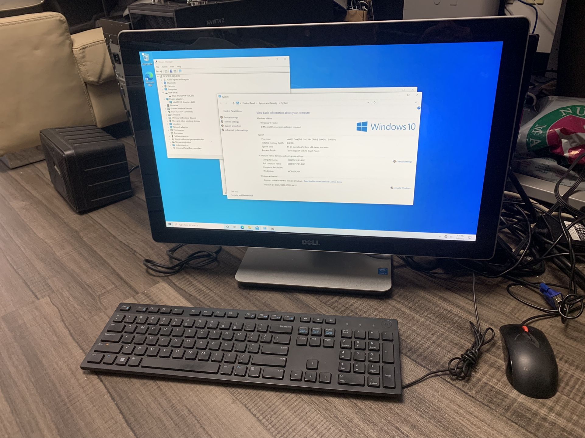 Dell Inspiron 2350 23” AO1 All In 1TB HD, 8GB RAM, i5 4210M,