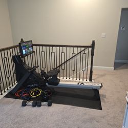 Aviron Rower – Upgraded Seat, Straps, + Mat Included