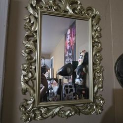 Vintage Gold Mirror