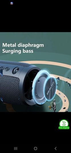 new portable rechargeable Bluetooth speaker 40 watts big battery 5,200ma