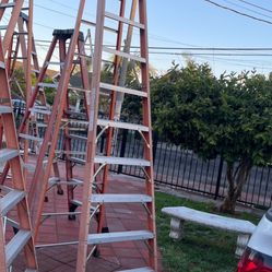 Excellent Condition, 12 Feet And More Sizes Available Fiberglass Ladders 