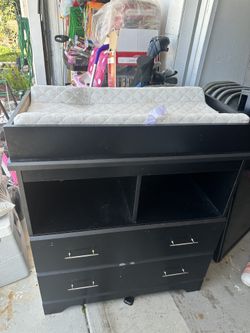 Black Baby Changing Station