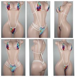 Custom Designed Exotic Dancewear Bikini 