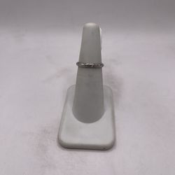 Platinum Engagement Style Ring w/ Dia Cut Design