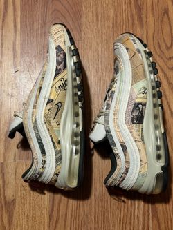 Nike Air Max 97 Newspaper Sneakers Men's Size 11