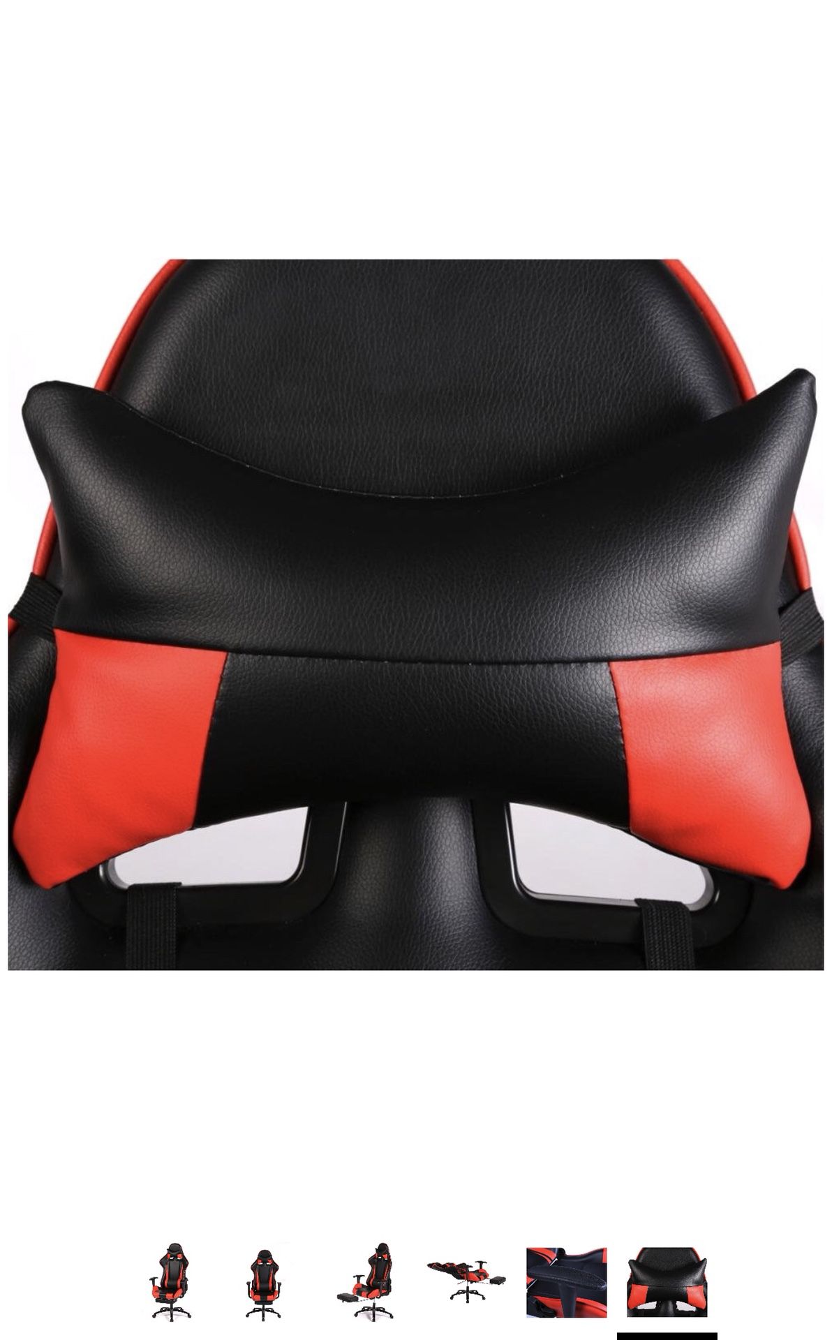 Executive Office Chair Gaming Chair High-back Computer Chair Ergonomic Design Racing Chair w/Lay Flat Function