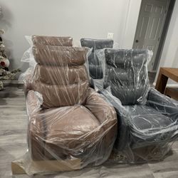 Modern Recliner Leather Chairs 