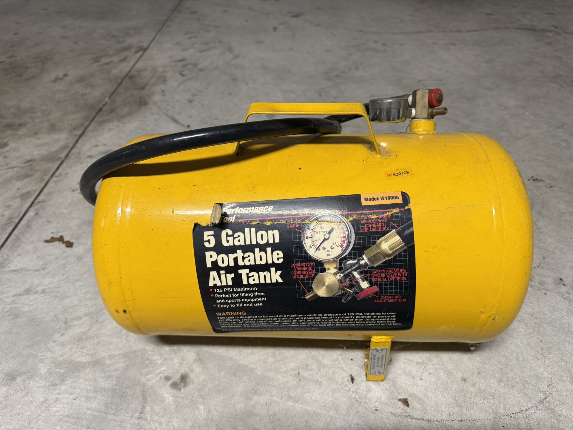 5 Gallon Portable Air Tank