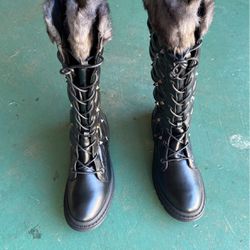 ShoeDazzle Long Flats Winters Boots For Women 