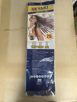 4X YAK! Pre-Stretched Knotless Braid Hair 26 Inch