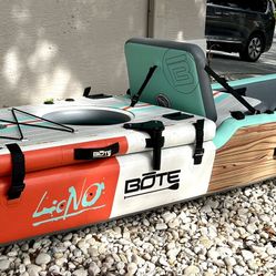 BOTE LONO Aero 12′6″ Inflatable Kayak -Apex  Pedal Drive Compatible 