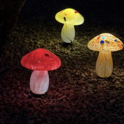 Infinity X1 Glass Mushroom Landscape Lights