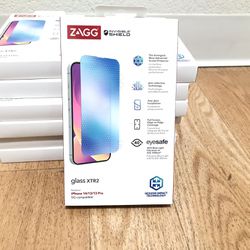(13) Zagg Invisible Shield Glass XTR2 Screen Protector for iPhone 14/13/13 Pro