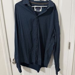 Xxl Blue Button Down