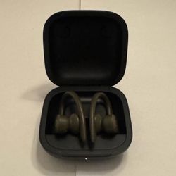 Pre Owned Excellent with Replacement Box Beats by Dr Dre Powerbeats Pro Totally Wireless MV712LL/A Moss Green