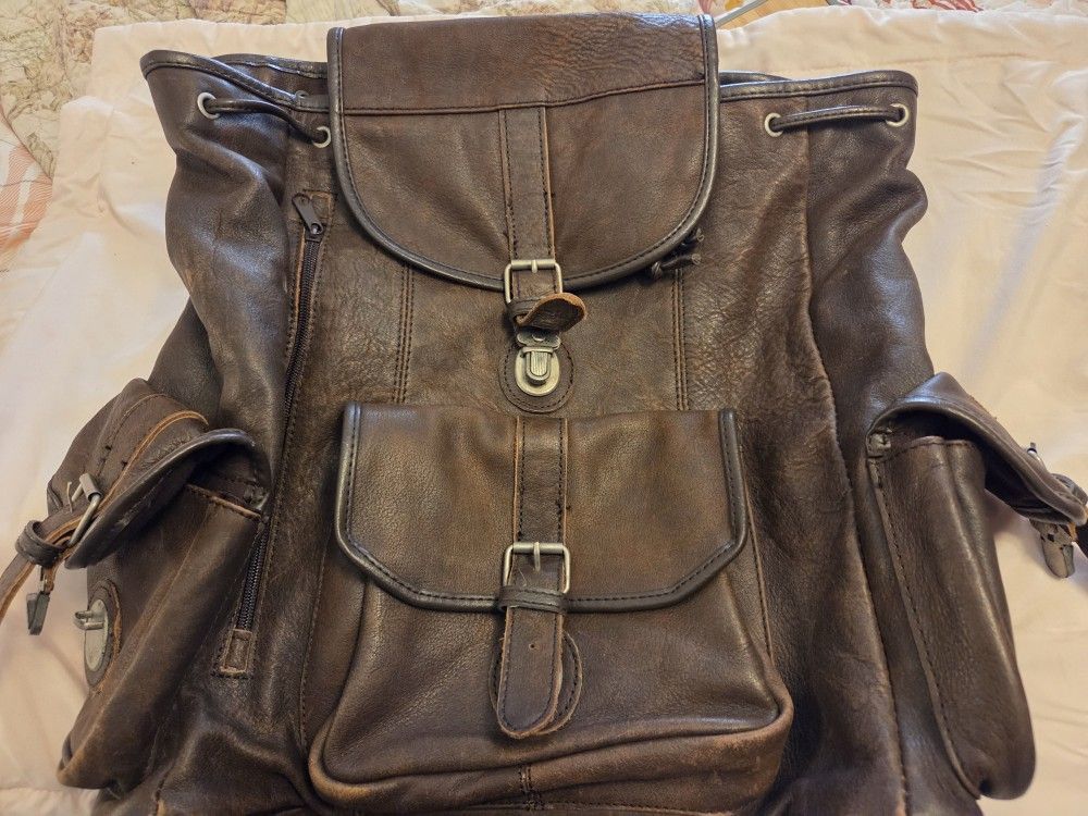 Leather Backpack