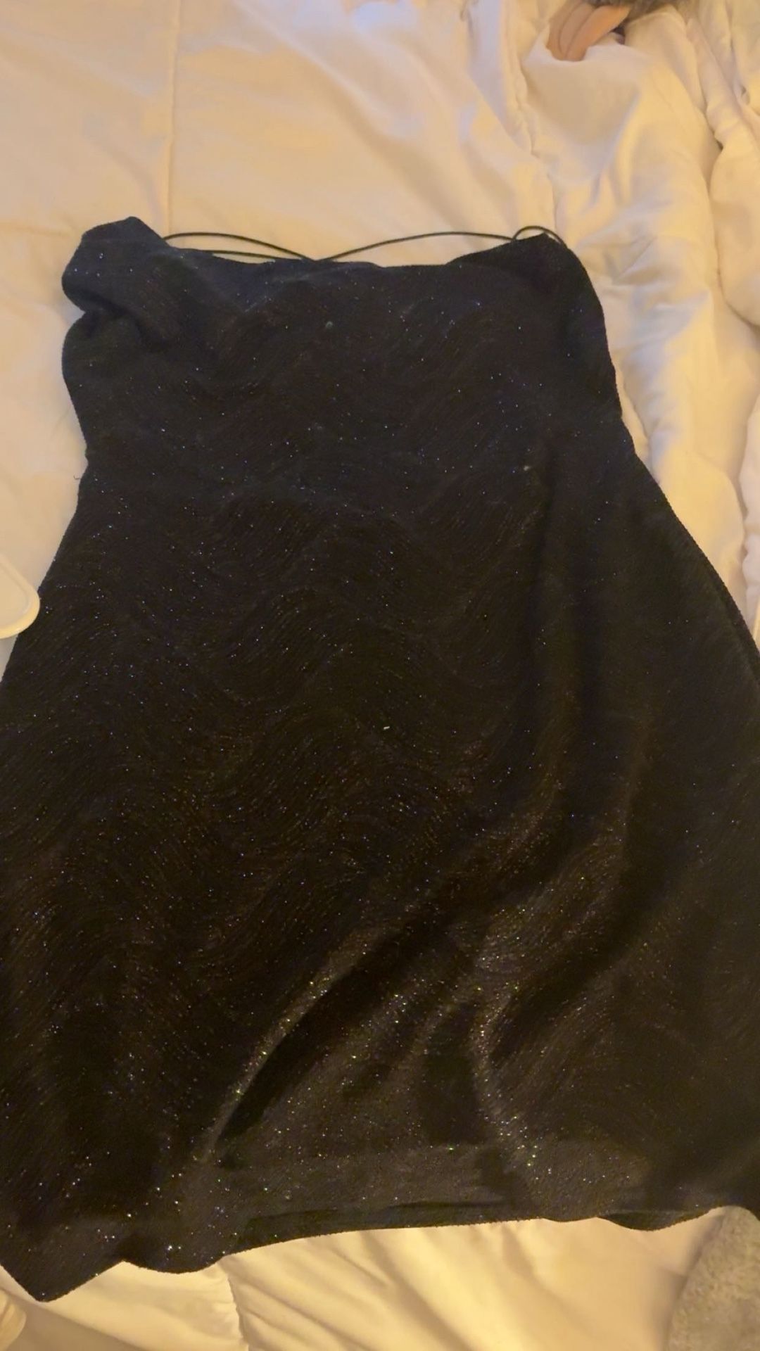 BLACK SPARKLY Hoco/Prom/Formal dress
