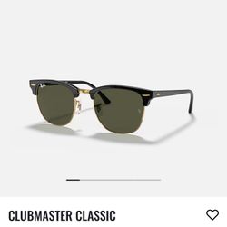 Raybans Clubmaster Classic sunglasses