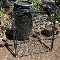 Black Chain link Fence
