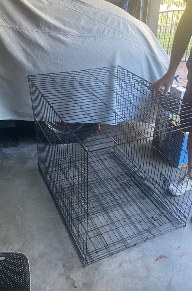 Large Dog Crate With Pullout Tray