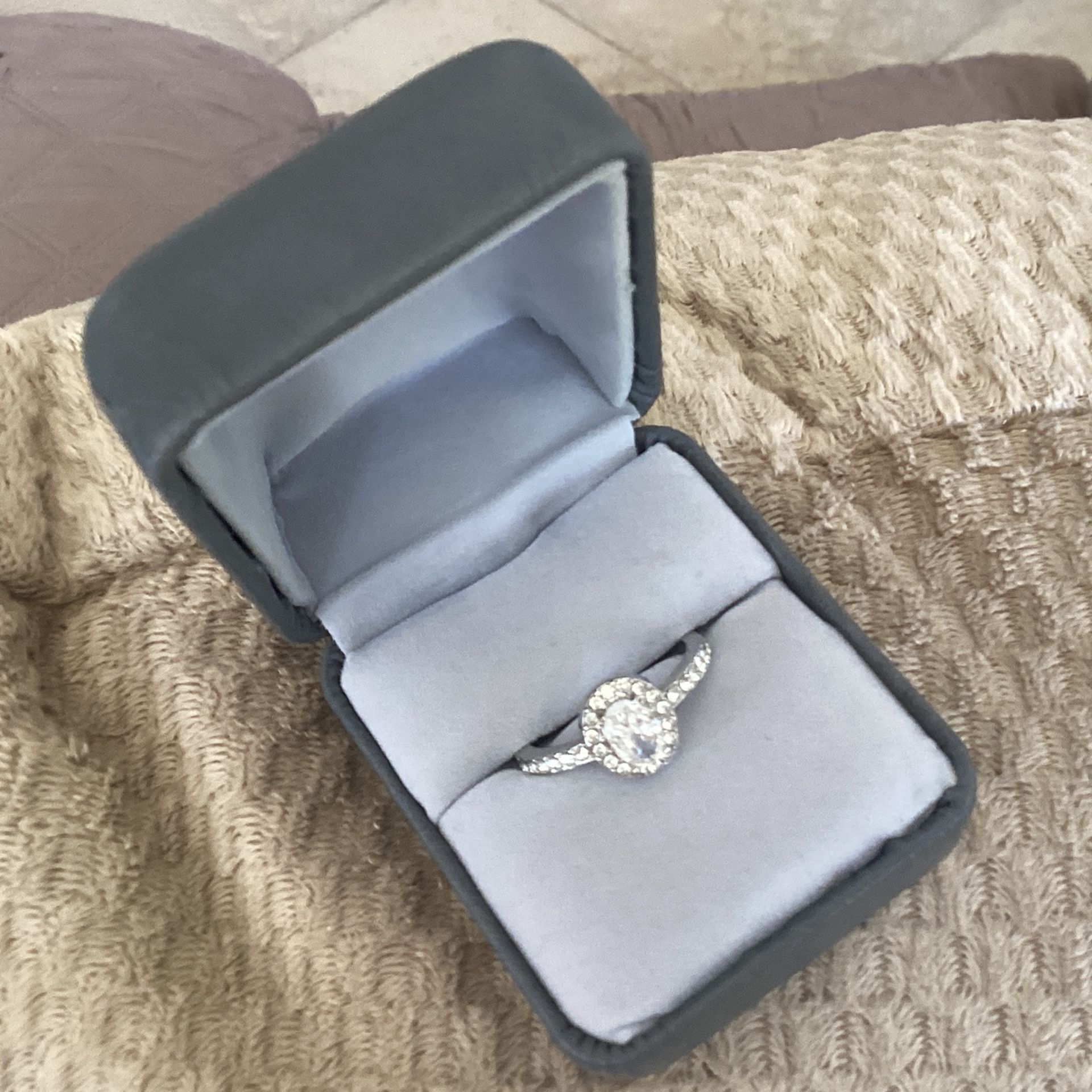Boxed Fantasy Engagement Ring  Size 7