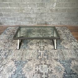 Glass Table “WE DELIVER”