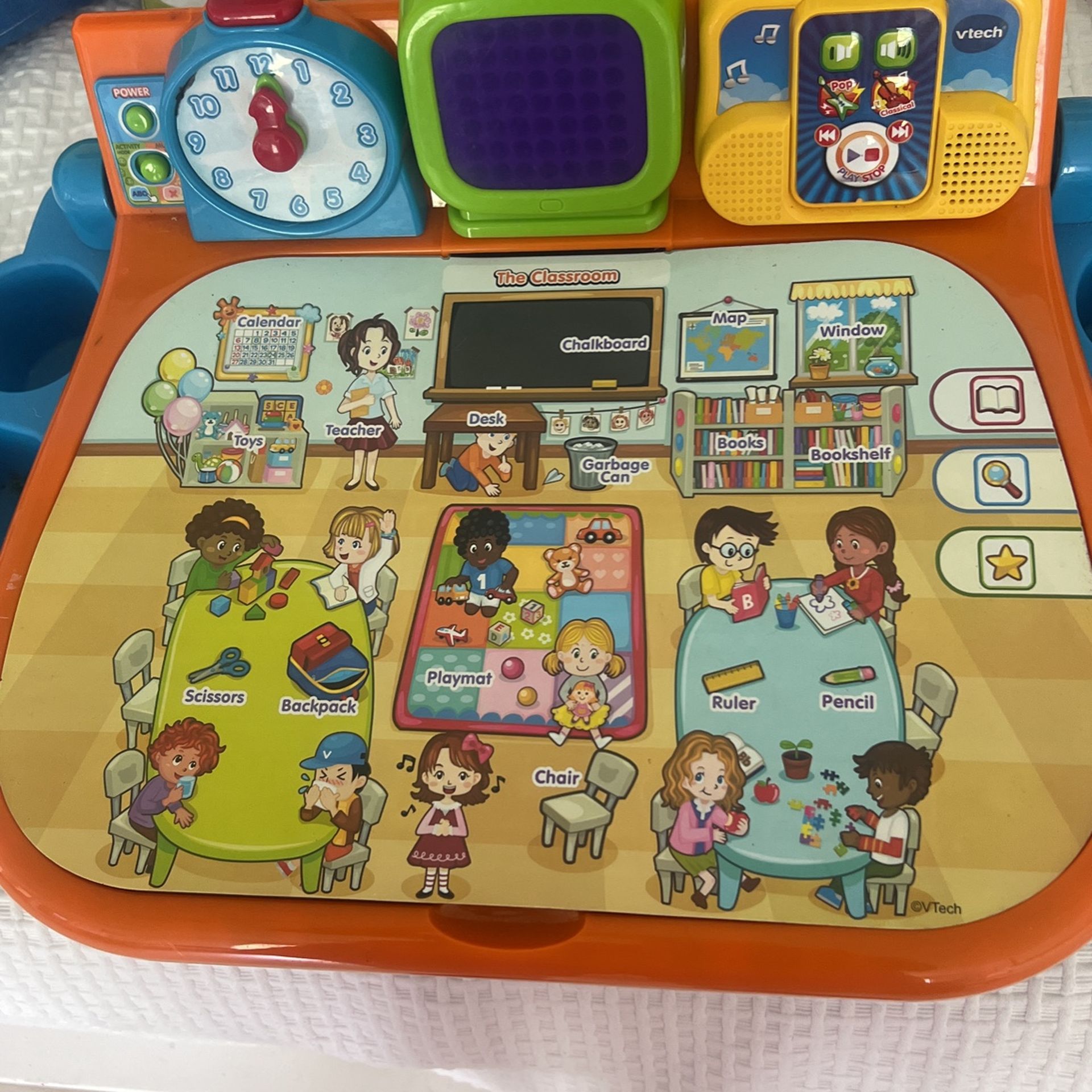 VTech® Get Ready for School Learning Desk, Multicolor, 22" Tall, Walmart Exclusive