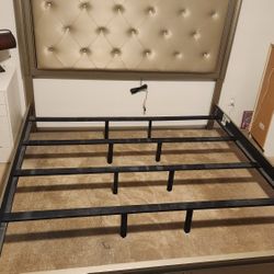 King Size Bed Frame With Box Springs