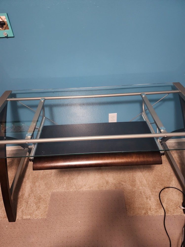 Glass Desk