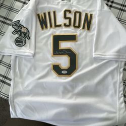 Jacob Wilson All Star  Oakland Athletics⭐️ Nike On Field Jersey PSA Certified 