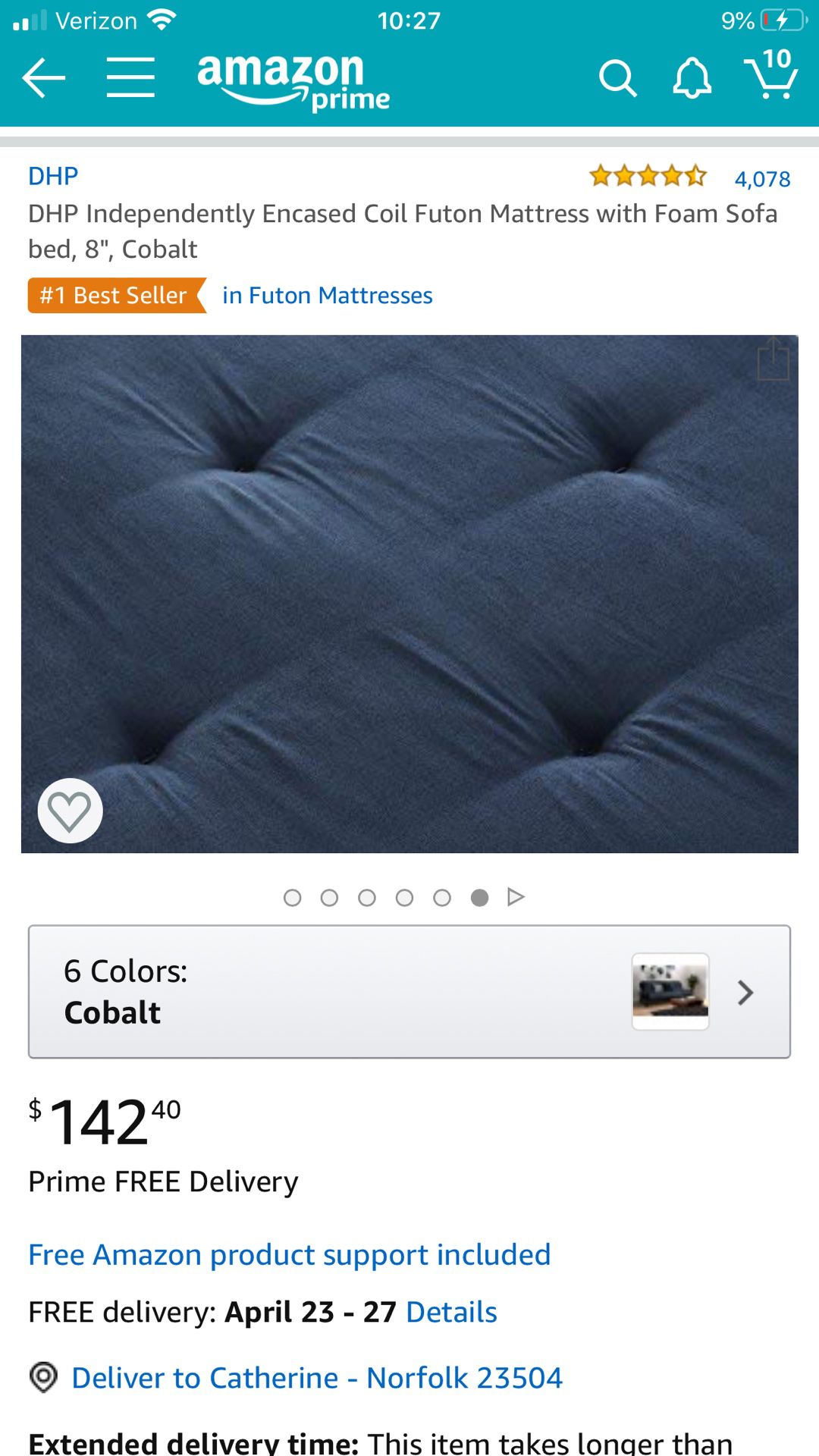 Futon mattress