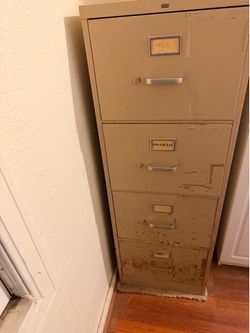 4 Drawer HON Metal Filing Cabinet (Legal Size) - $30 Cash