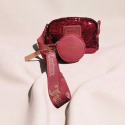 Juicy Couture Sequin Pink Crossbody Bag 