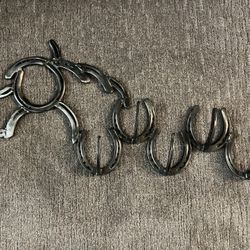 Horse Hooks Made Out Of Real Horseshoes