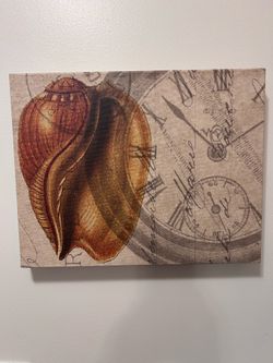 Wrapped canvas art piece