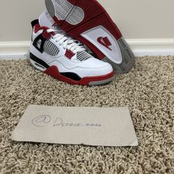 Jordan 4 “Fire Red” Size 12