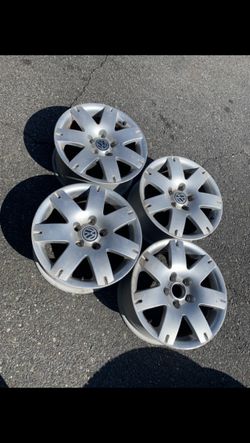 4 — 16x7 5x112 5x4.41 Stock Vw Passat Jetta Golf Audi Mercedes Wheels Rims !!!!!!!