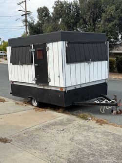 Old camper turned to a temp food truck OBO