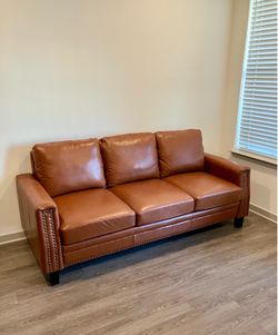Genuine Leather Couch