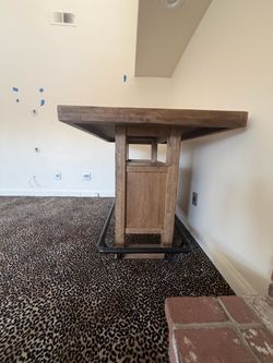 Solid wood pub table or dining table