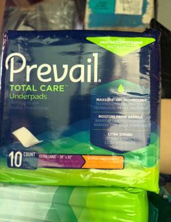 Prevail total care underpads
