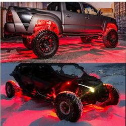 RGB L.E.D. Rock Lights RED LIGHTS!