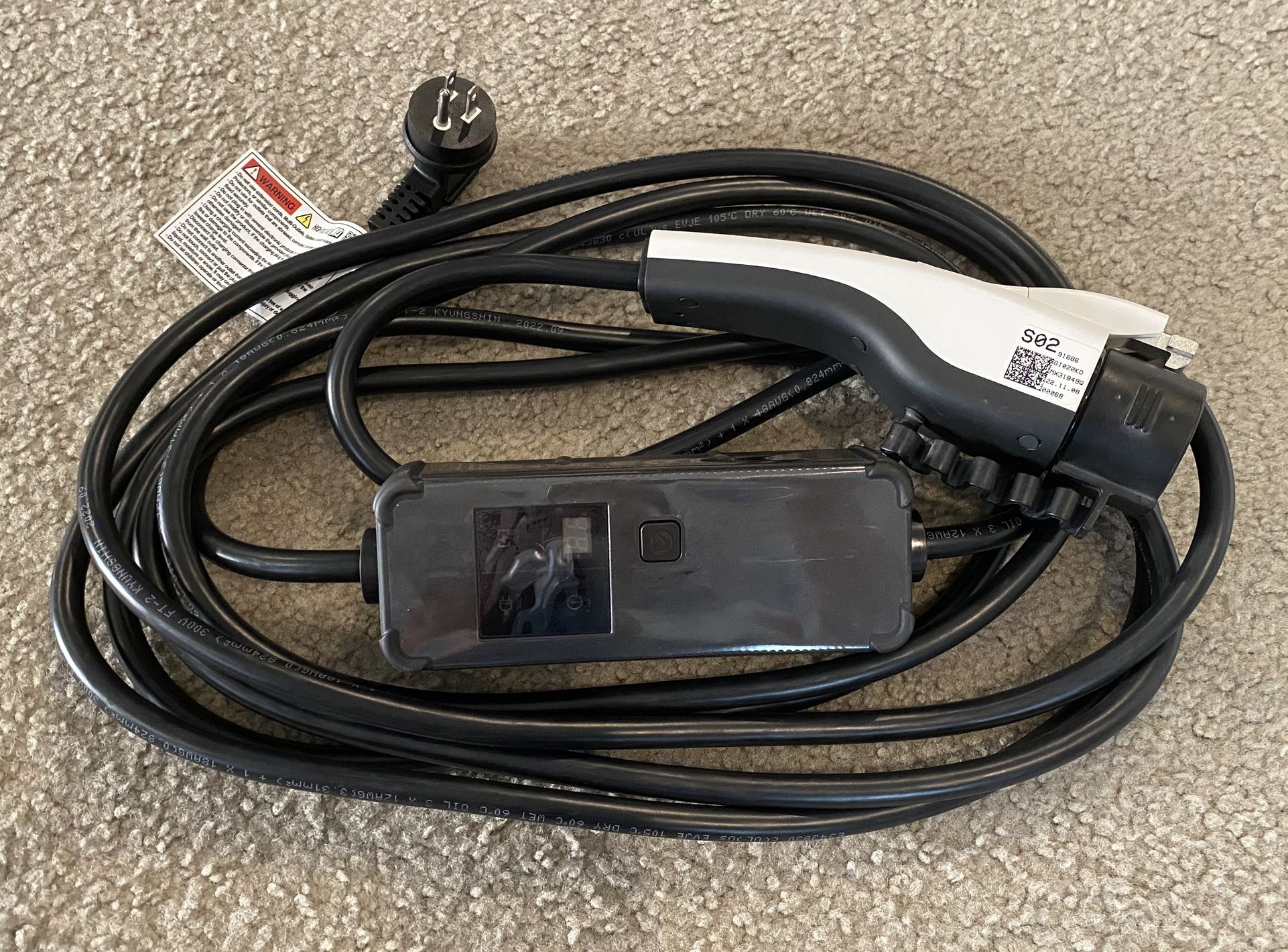 Hyundai / Kia EV Charger | Level 1 120 V | Ioniq 5, 6, and 9 | EV 6 | Niro | Kona