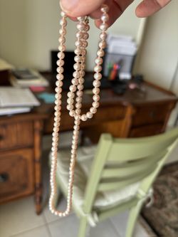 Pearls-pink Costume Pearls