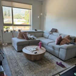 Dante convertible sectional from living spaces- Grey