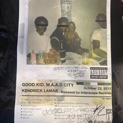 Kendrick Lamer Poster