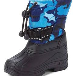 Blue Camouflage Boot - Boys, Size: Toddler 8