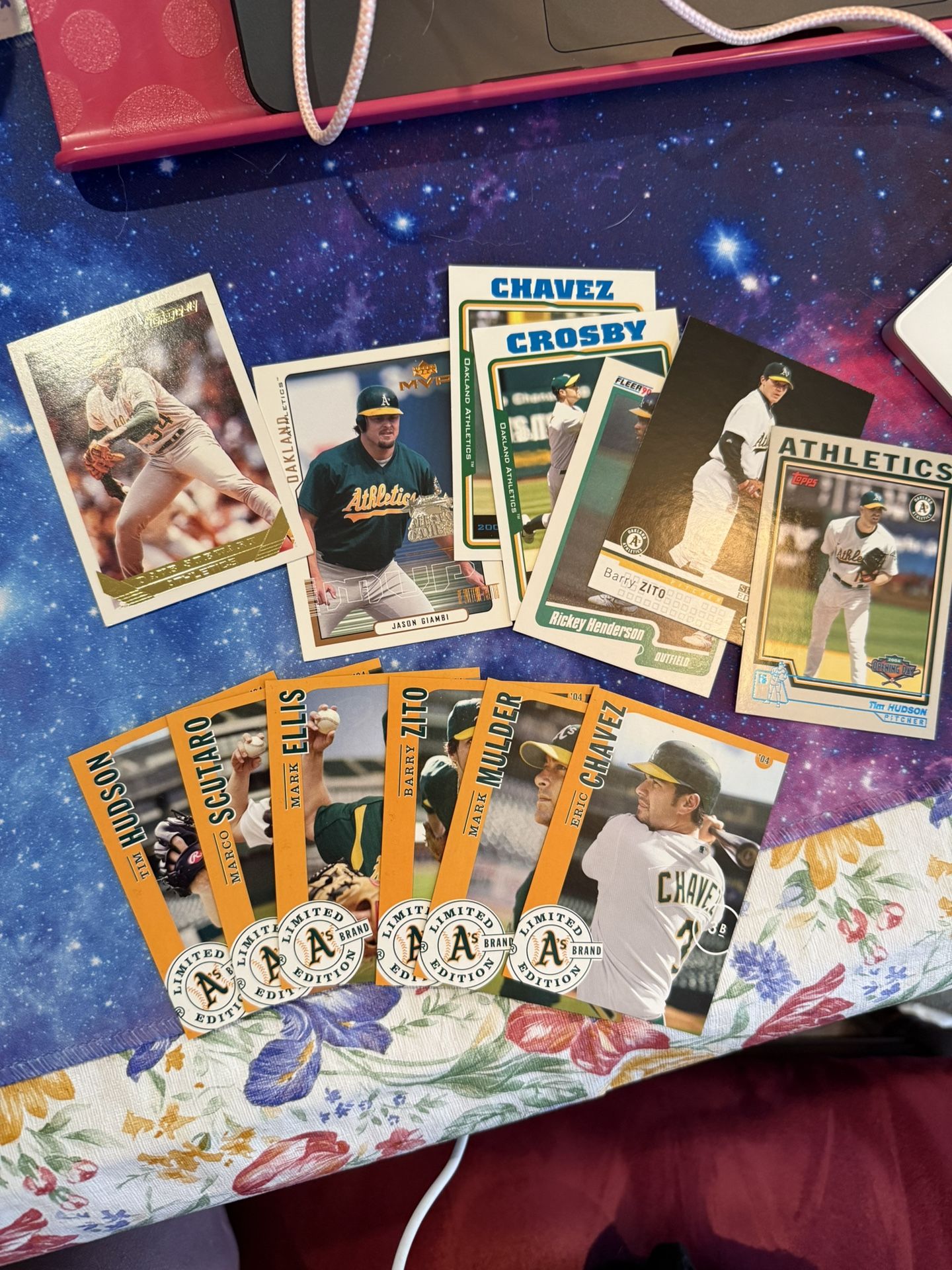 A’s Baseball Cards